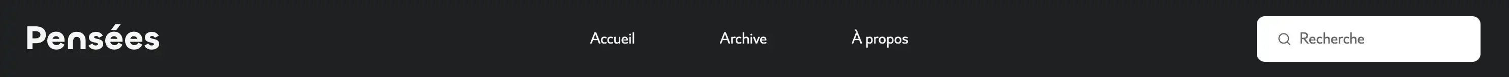 Exemple de la nav de Pensées