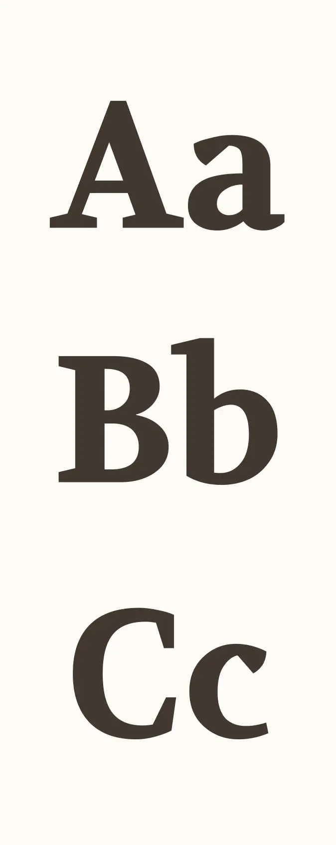 Exemple de la typographie Volkhov pour les titres